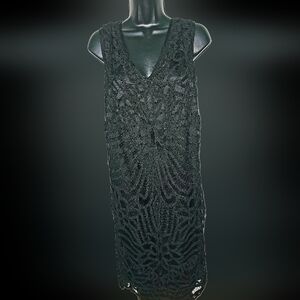 Ralph Lauren Lacey Black Dress